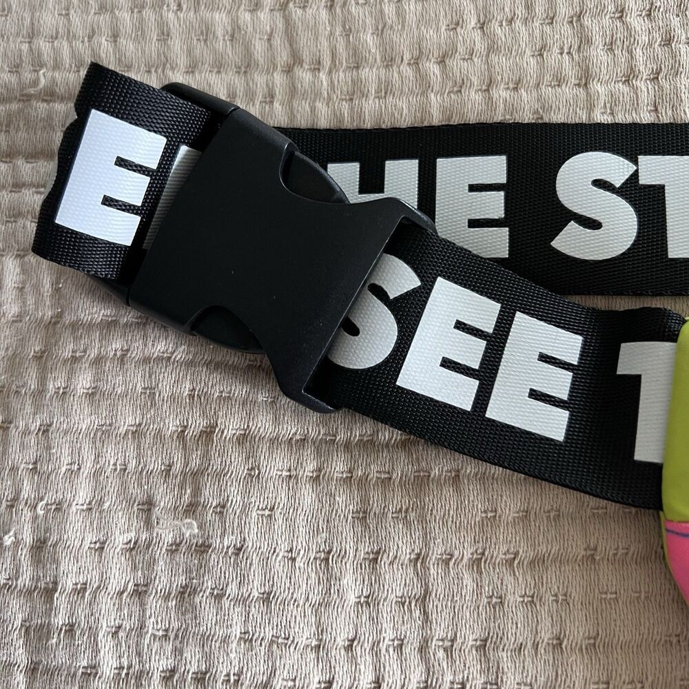 Universal Studios Retro Neon Waist Bag Fanny Pack 30th Anniversary See The Stars - Picture 5 of 12